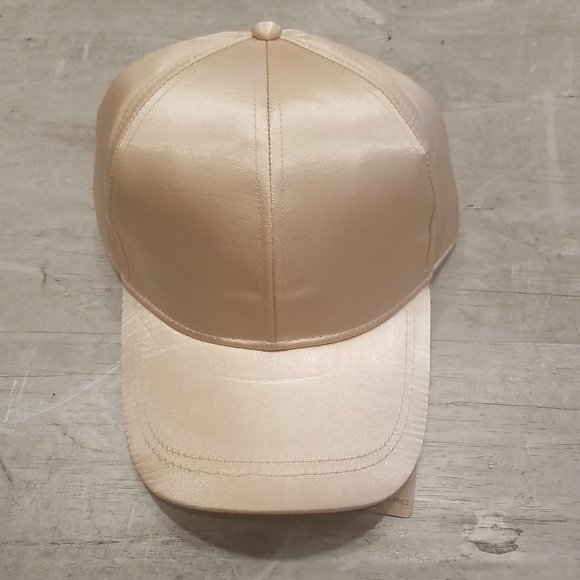 ?MICHAEL STARS? Satin Dreams Baseball Cap ~ Gold NWT main image 7